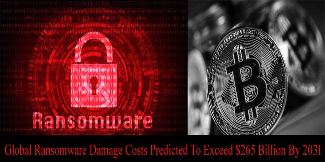 Damage Costs Predicted To Exceed $265 Billion By 2031  Ransomware to expect to attack every 2 seconds by 2031