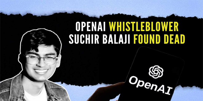 Indian-American OpenAI whistleblower Suchir Balaji found dead in San Francisco