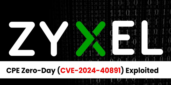 CVE-2024-40891  Zyxel CPE Zero-Day Exploited in the Wild