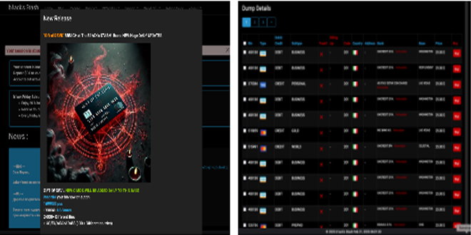 B1ack’s Stash Releases 1 Million Credit Cards on a Deep Web Forum