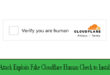 fake Cloudflare