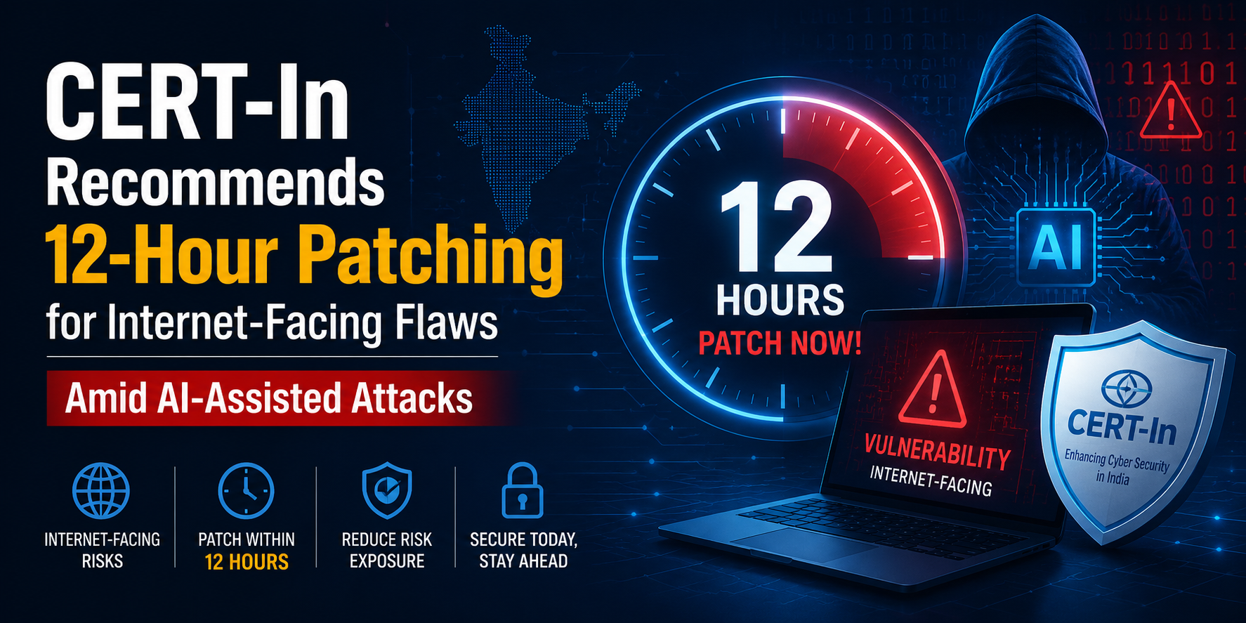 CERT-In Recommends 12-Hour Patching for Internet Facing Flaws Amid AI ...