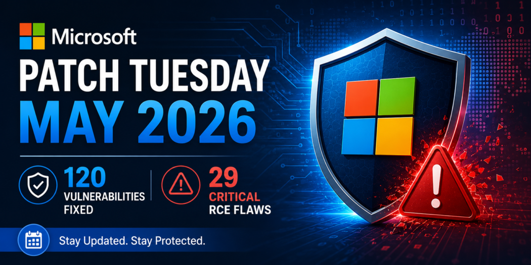 Microsoft Patch Tuesday May 2026 fixed 120 flaws, Including 29 Critical ...