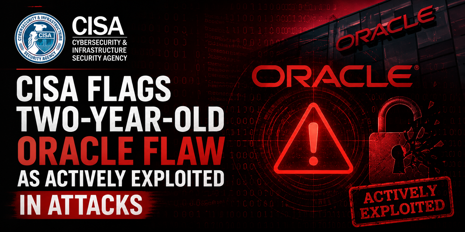 CISA warns two-year-old Oracle Vuln as actively exploited in attacks