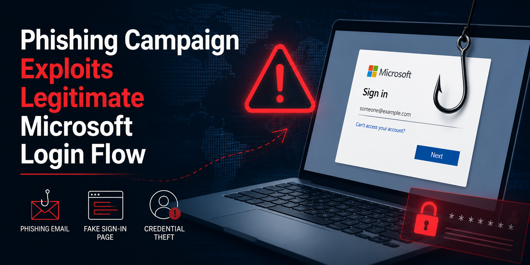 Phishing Campaign Exploits Legitimate Microsoft Login Flow