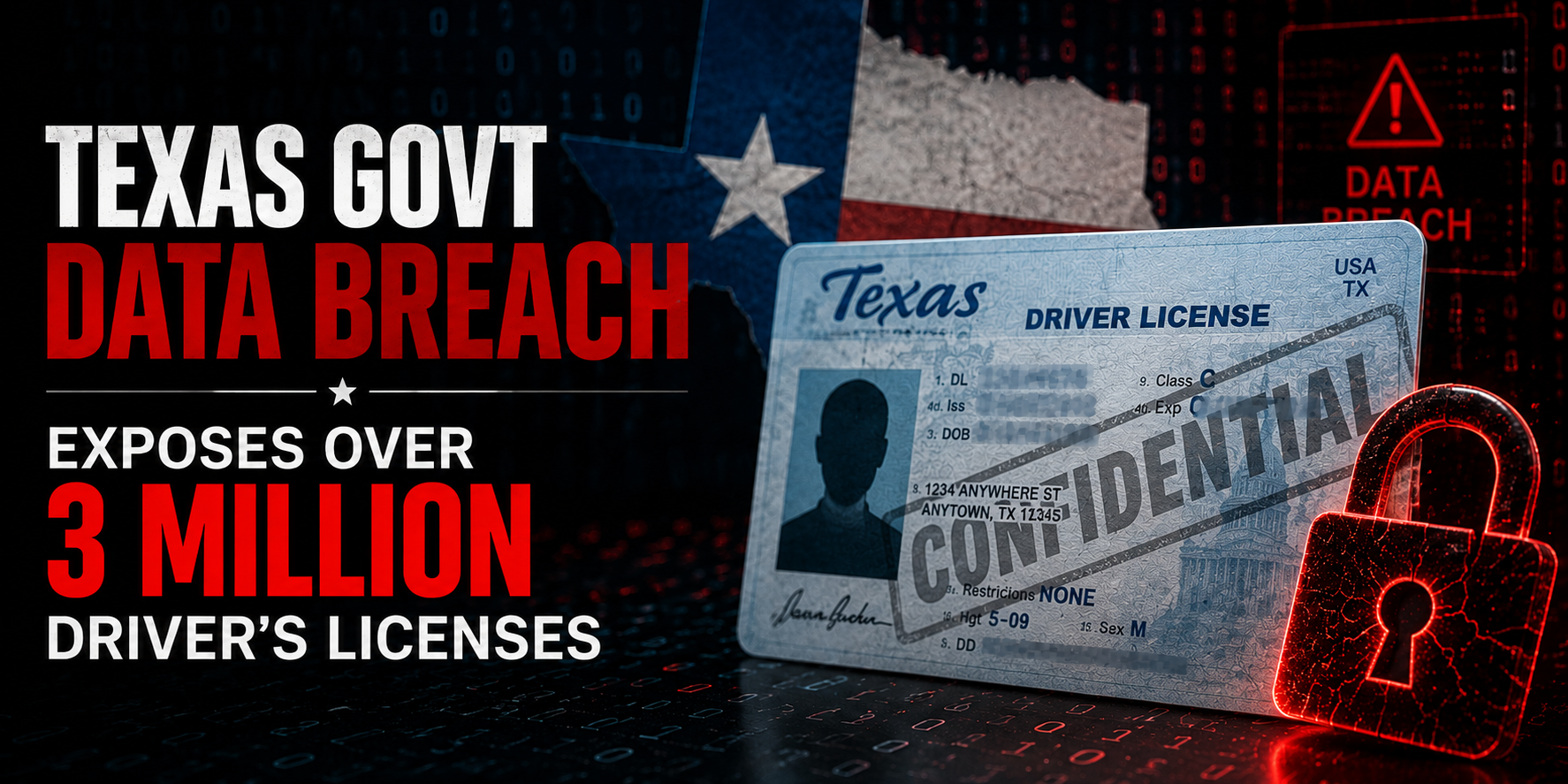 Texas data breach exposes 3 million driver’s licenses