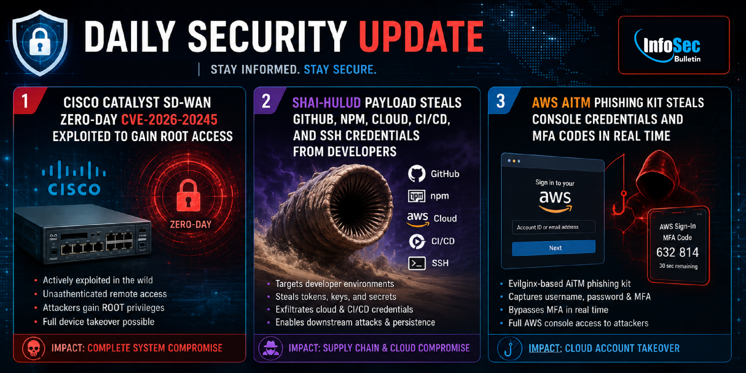 Daily Cyber security update for 26. 06. 2026