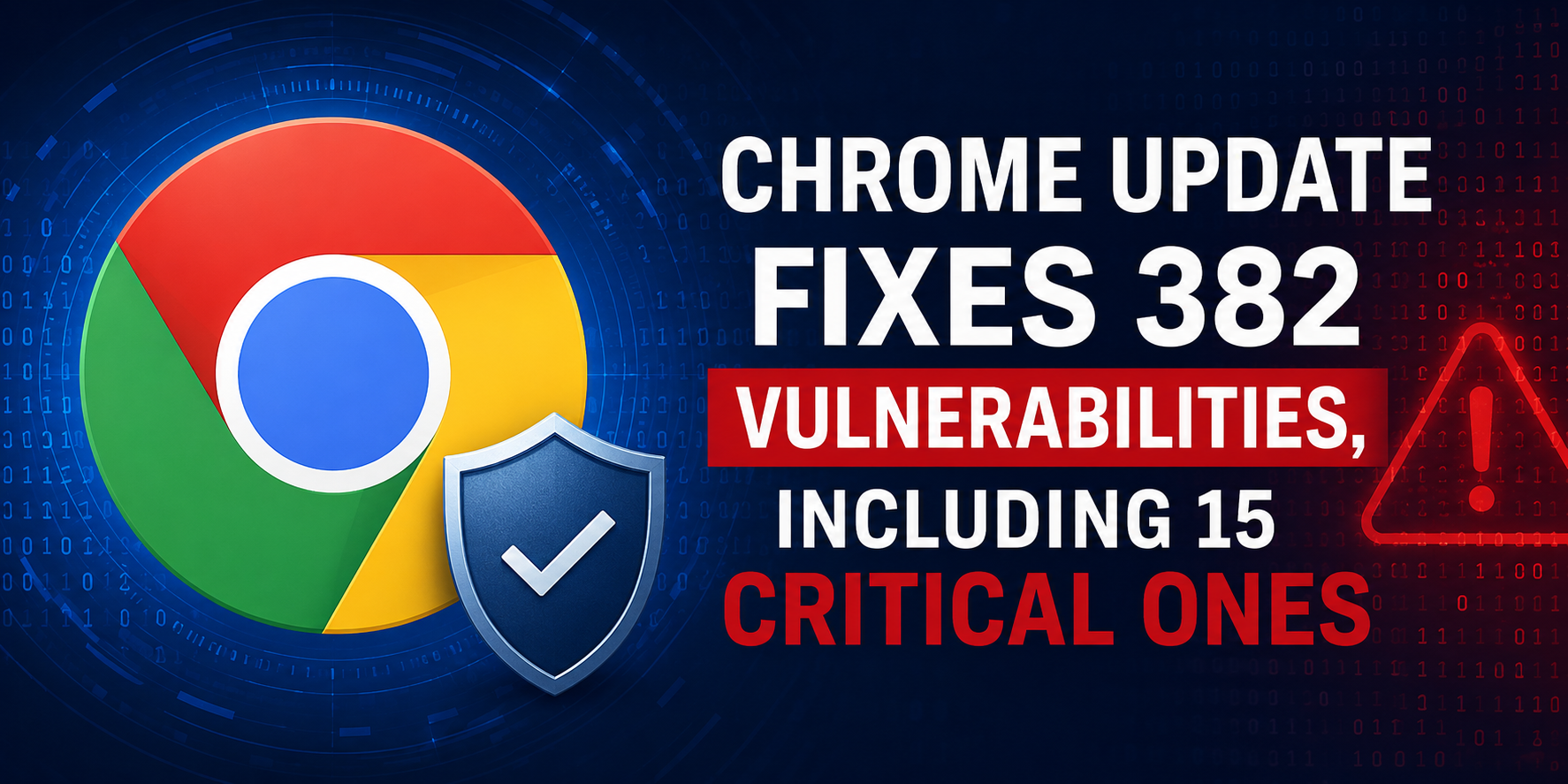 Chrome Update Patches 382 Vulnerabilities, Including 15 Critical