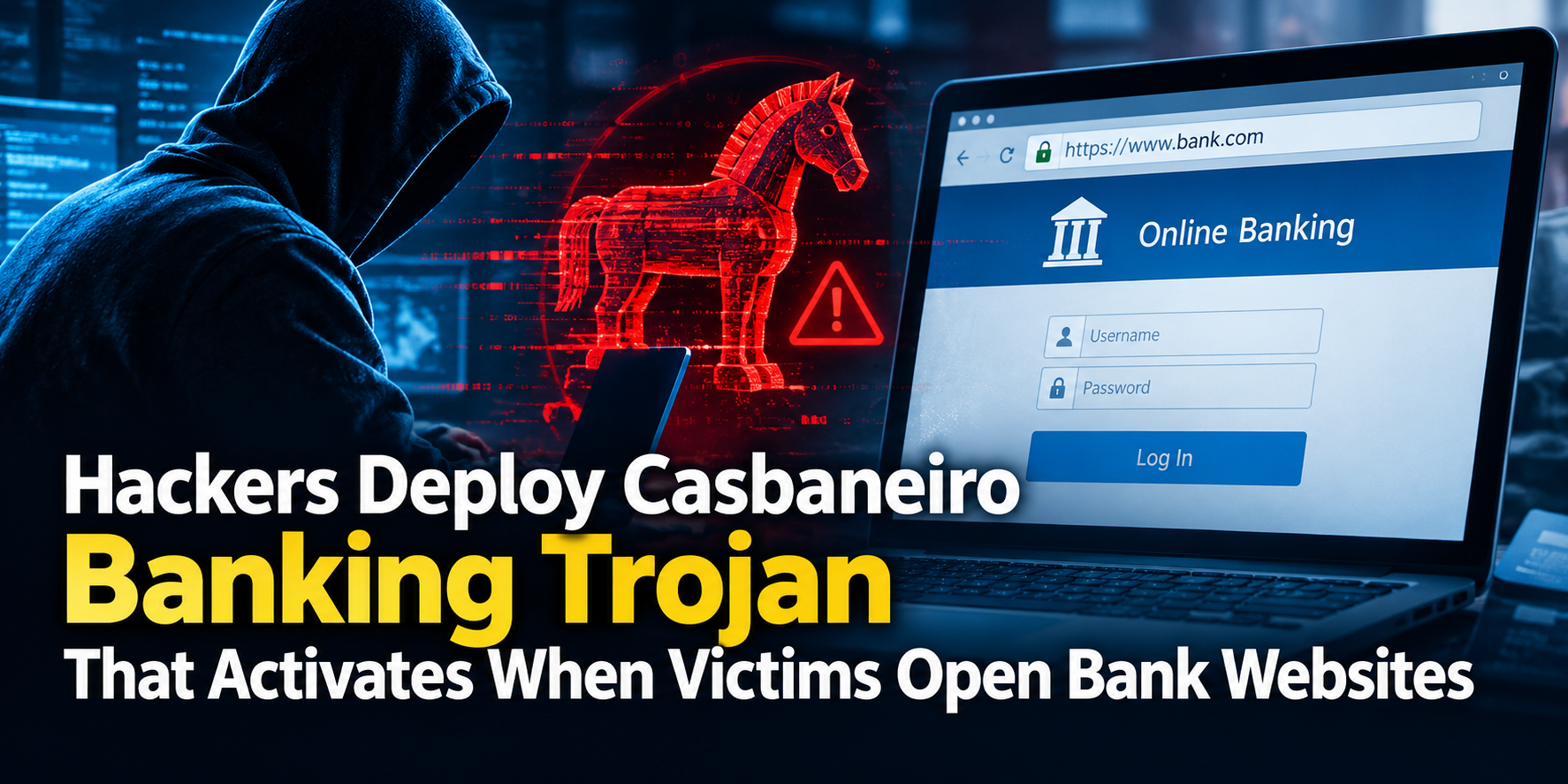Hackers deploy Casbaneiro Trojan that activates on bank websites