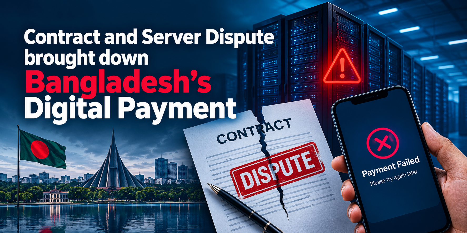 Contract and server dispute brought down Bangladesh’s digital payment
