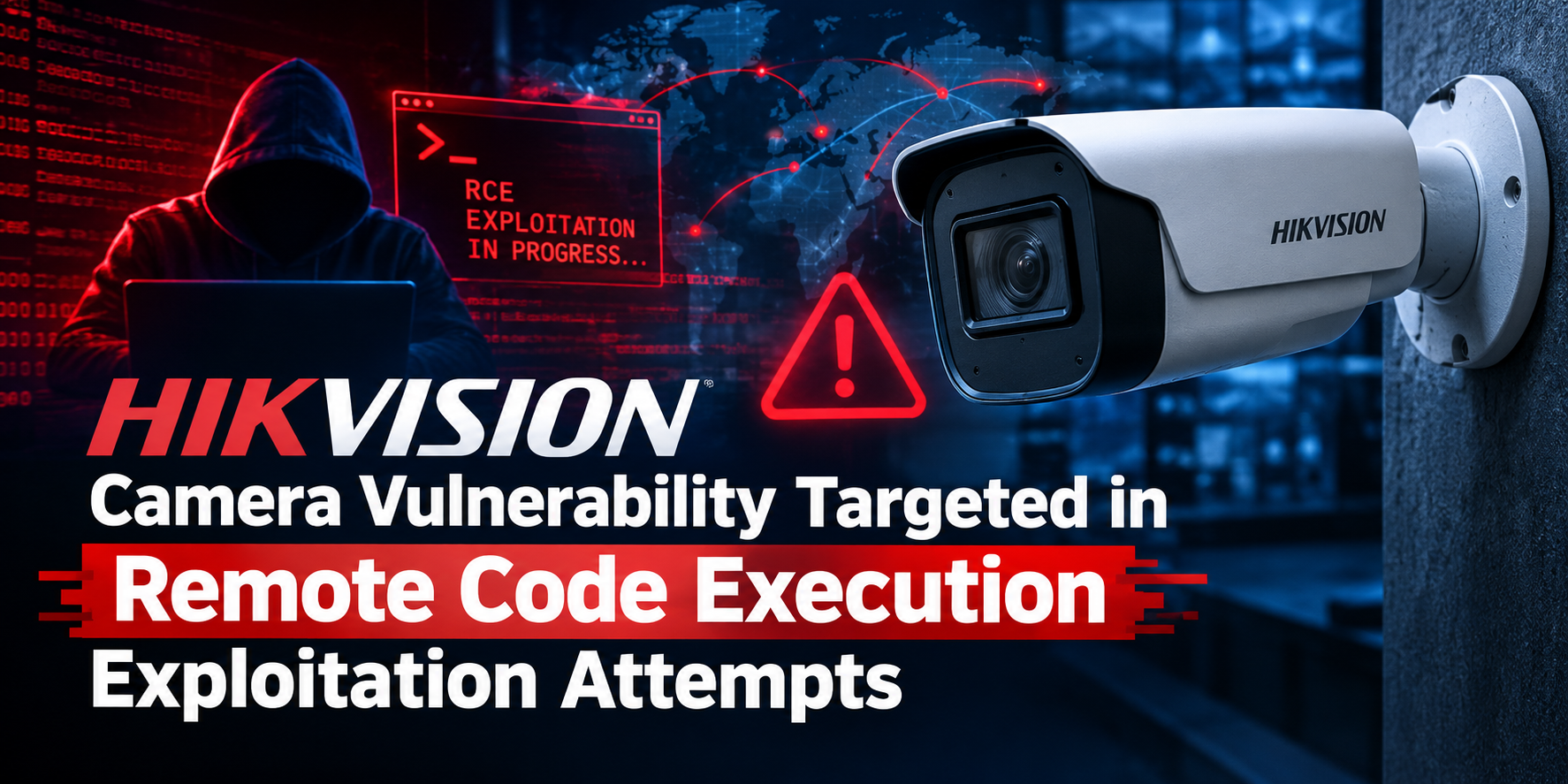 Rise on RCE Exploits Targeting Hikvision Camera Flaw